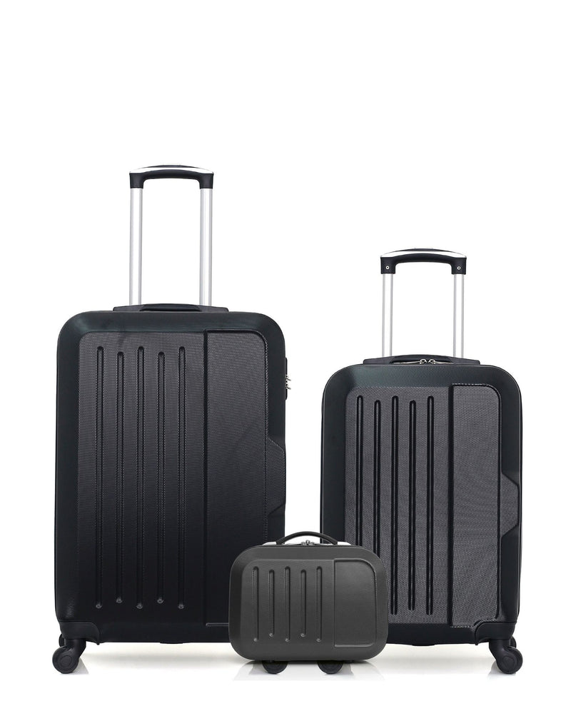 HERO - LOT DE 3 - Valises weekend, cabine et vanity VESUVIO