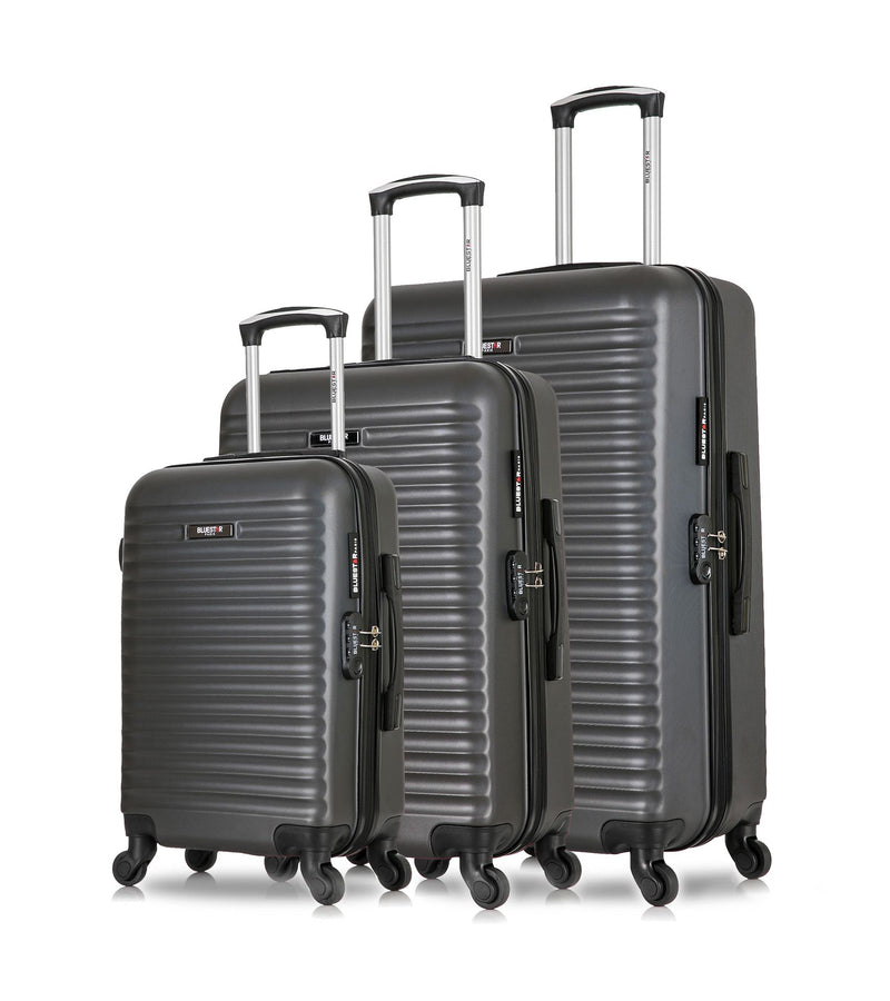 BLUESTAR - Set de 3 Valises BRAZILIA 75 cm 4 Roues