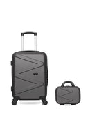 WAVE PARIS - Lot de 2 - Valises Cabine et Vanity AMAZONE