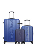 AMERICAN TRAVEL - LOT DE 3 - Valises grand format, cabine et cabine XXS SPR INGFIELD