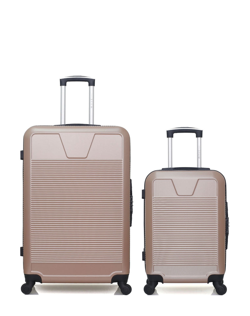 WAVE PARIS - Lot de 2 - Valises Grand Format et Cabine SELENGA