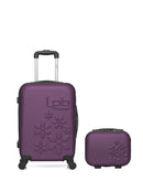 Lot de 2 - Valise cabine et vanity ELEONOR