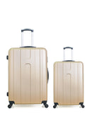 Lot de 2 Valises Rigides Grand Format et Cabine ATLANTA
