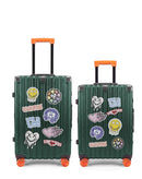Lot de 2 Valises Rigides Taille Moyenne et Cabine LUGERS
