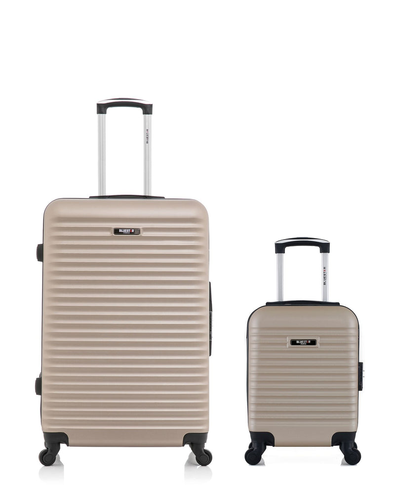 BLUESTAR - Lot de 2 - Valises grand format et cabine XXS BRAZILIA