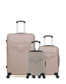 AMERICAN TRAVEL - LOT DE 3 - Valises grand format, cabine et cabine XXS CHELSEA