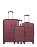 LPB LUGGAGE - Lot de 3 - Valises grand format, weekend et cabine ELEONOR