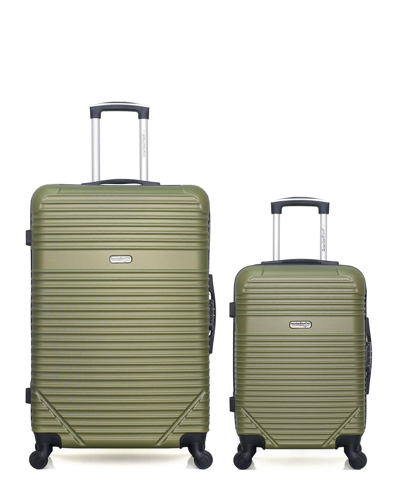 AMERICAN TRAVEL - Lot de 2 - Valises grand format et cabine MEMPHIS