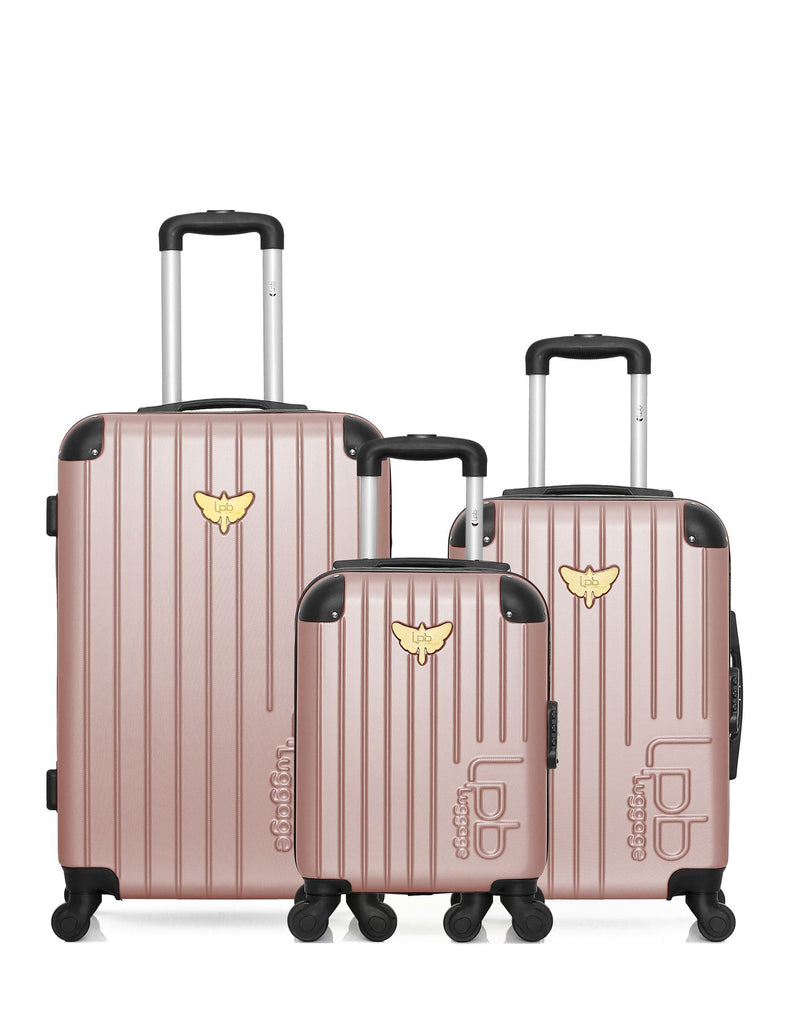 LPB LUGGAGE  -  Lot de 3  -  Valise weekend , valise cabine et valise cabine XXS MARIANNE