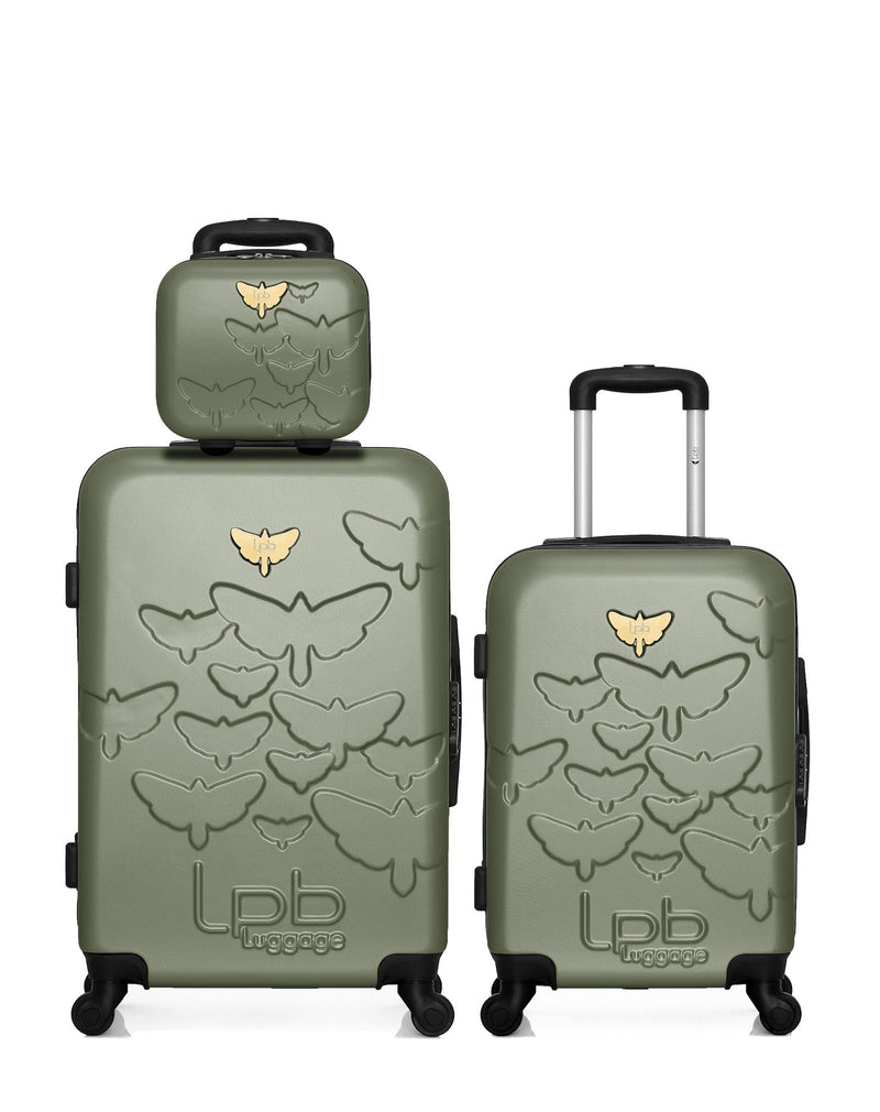 LPB LUGGAGE  -  Lot de 3  -  Valise weekend , valise cabine et vanity AELYS