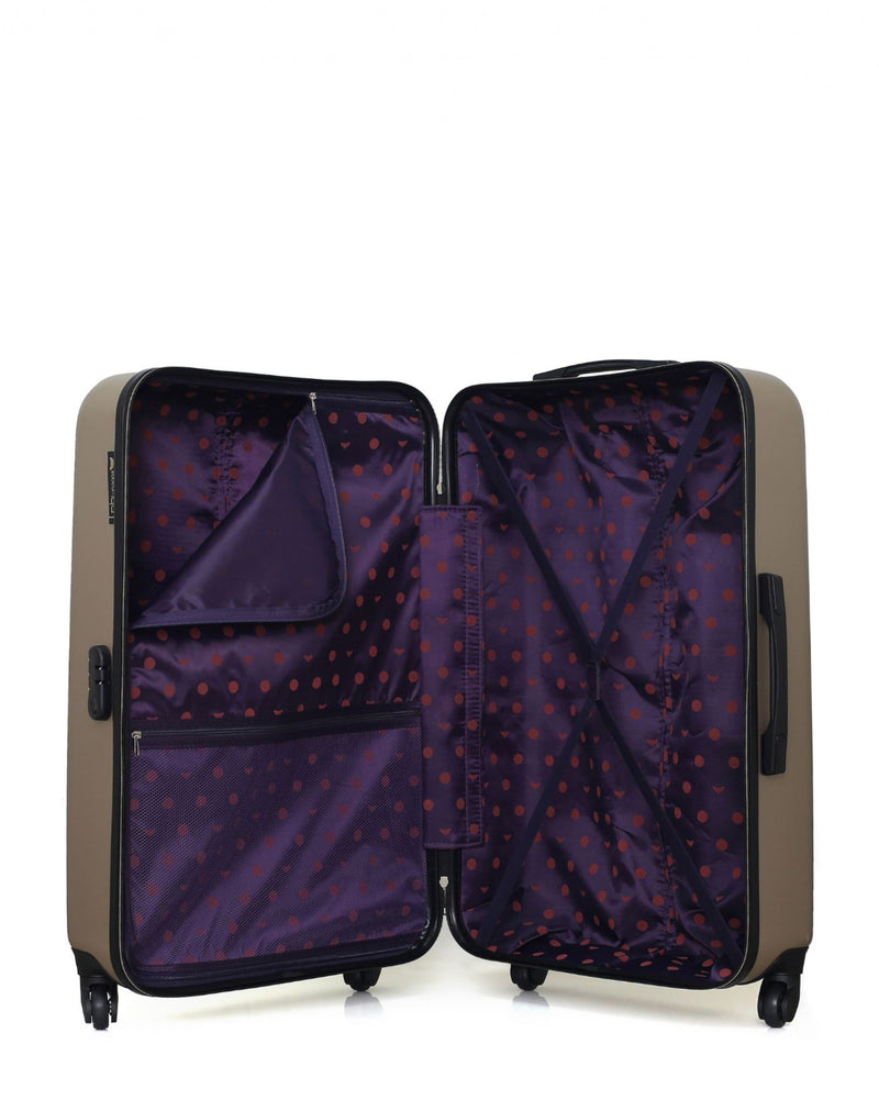 LPB LUGGAGE - Lot de 2 - Valises grand format et weekend AGATA