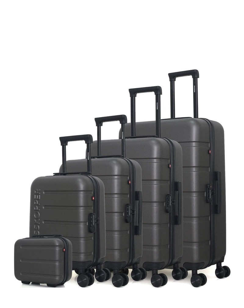 SWISS KOPPER - Set de 5 Valises AIGLE-U 75 cm 4 Roues