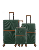 Lot de 3 Valises Rigides Grand Format, Taille Moyenne et Cabine XS OAKLAND