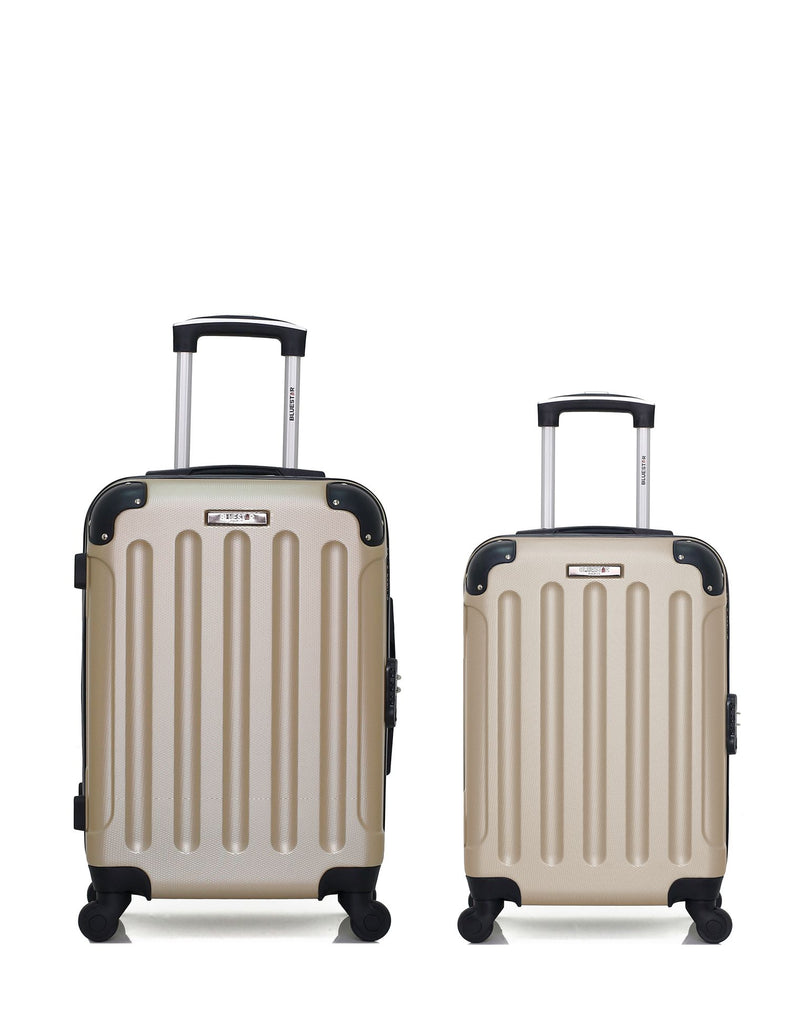 BLUESTAR - LOT DE 2 - Valises cabine et cabine XXS MADRID
