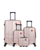 SWISS KOPPER - LOT DE 4 - Valise Grand Format, Valise Cabine, Valise Cabine XXS et Vanity USTER