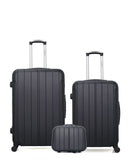 BLUESTAR - LOT DE 3 - Valises grand format, weekend et vanity NAPOLI