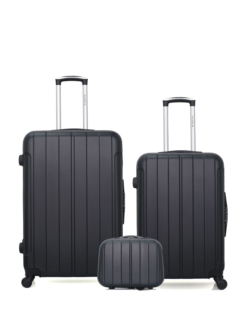 BLUESTAR - LOT DE 3 - Valises grand format, weekend et vanity NAPOLI