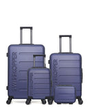 SWISS KOPPER - LOT DE 4 - Valises grand format, weekend, cabine XXS et vanity AIGLE