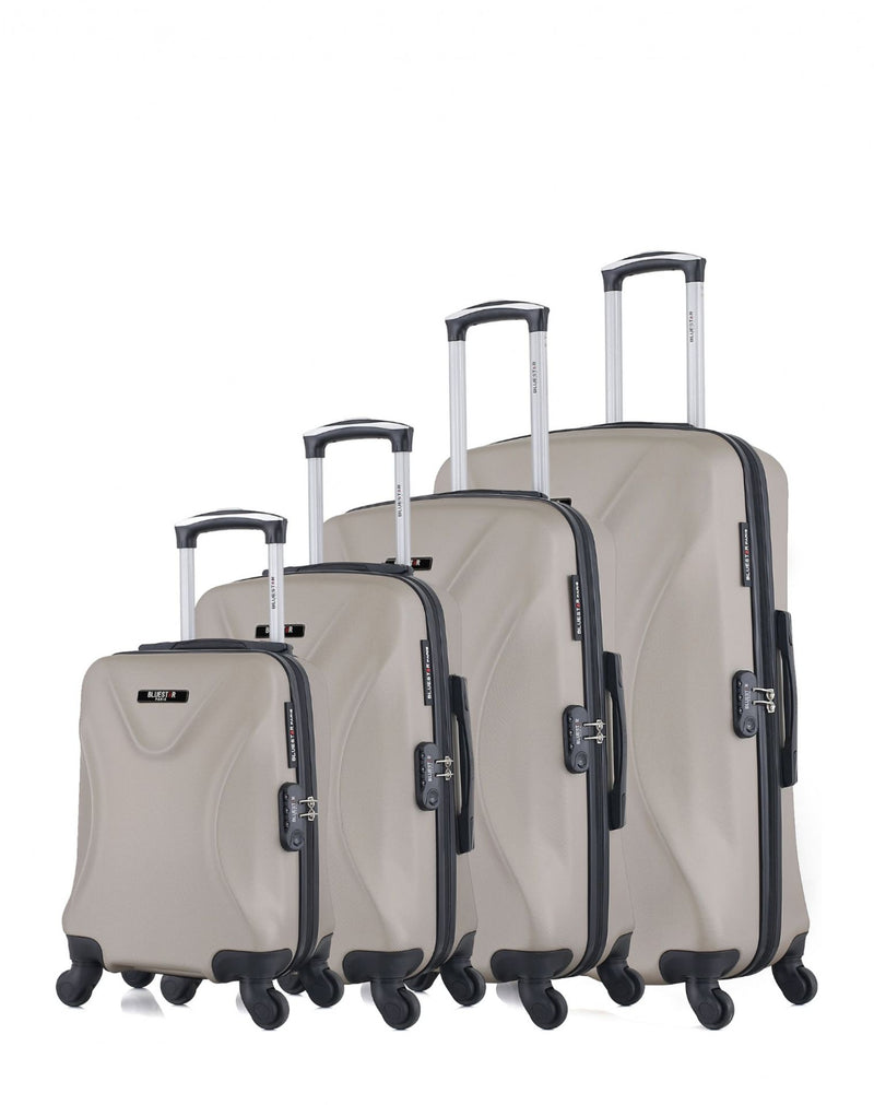 BLUESTAR - Set de 4 Valises GARIBALDI-M 75 cm 4 Roues