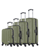 AMERICAN TRAVEL - Set de 4 Valises BRONX-M