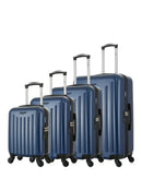 AMERICAN TRAVEL - Set de 4 Valises BROOKLYN-M 75 cm 4 Roues