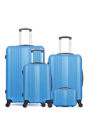 HERO - LOT DE 4 - Valises grand format, weekend, cabine et vanity LIPARI