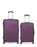 Lot de 2 - Valises grand format et weekend ELEONOR