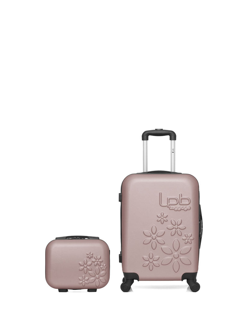 Lot de 2 - Valise cabine et vanity ELEONOR