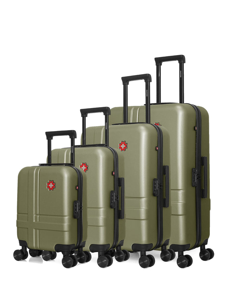 SWISS KOPPER - Set de 4 Valises USTER-M 75 cm 4 Roues