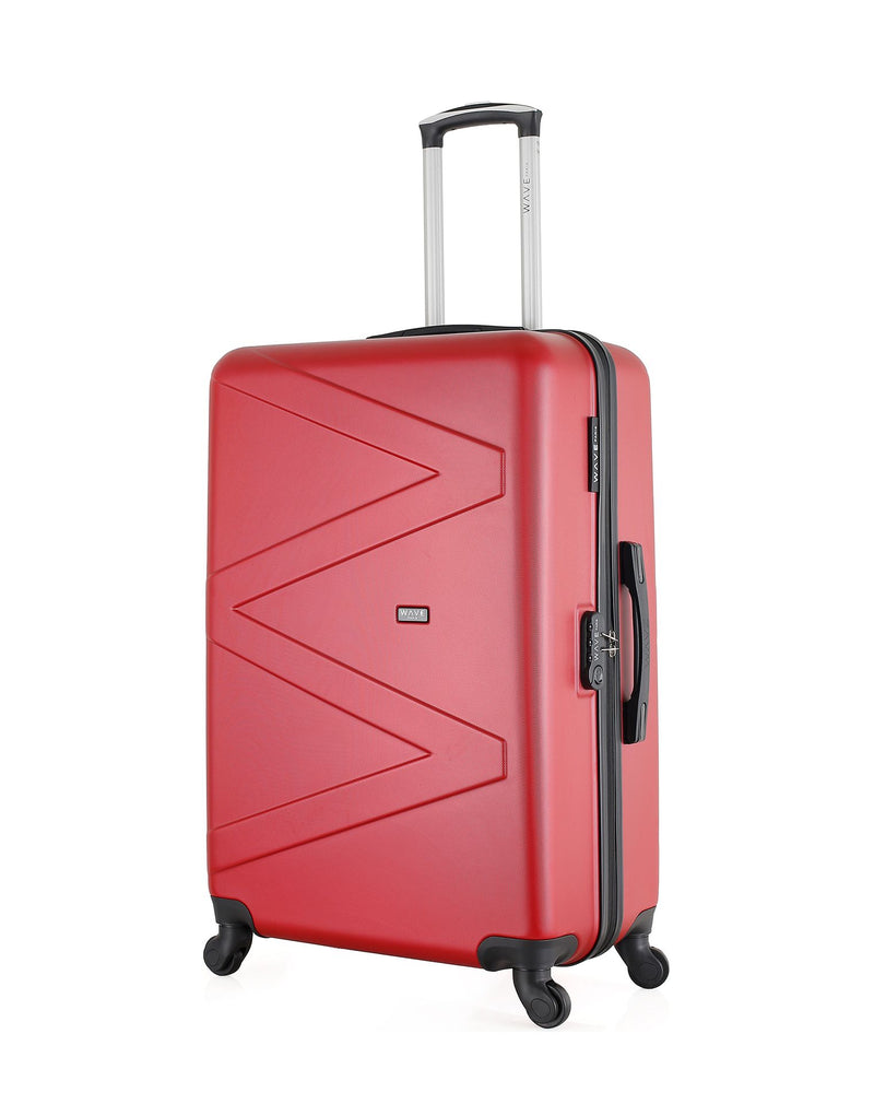 WAVE PARIS - Valise Grand Format ABS AMAZONE 4 Roues 75 cm