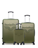 AMERICAN TRAVEL - LOT DE 3 - Valises grand format, weekend et cabine XXS CHELSEA