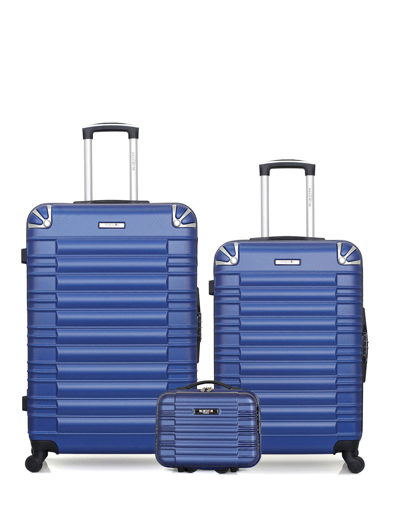 BLUESTAR - LOT DE 3 - Valises grand format, weekend et vanity LIMA