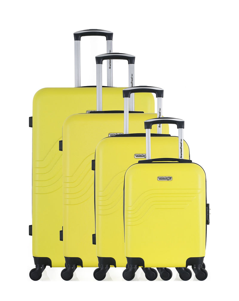 AMERICAN TRAVEL - SET DE 4 ABS QUEENS-M 4 Roues