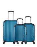 AMERICAN TRAVEL - Lot de 3 - Valises weekend, cabine et cabine XXS BUDAPEST