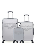AMERICAN TRAVEL - LOT DE 3 - Valises grand format, weekend et cabine XXS CHELSEA