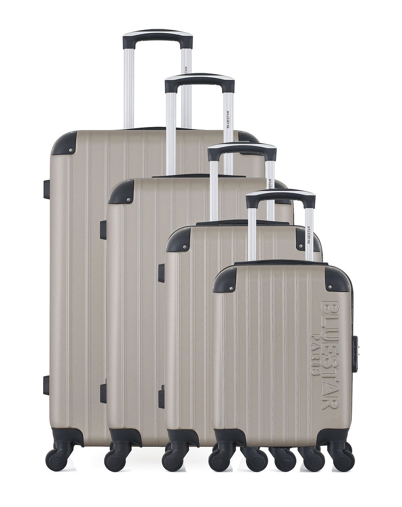 BLUESTAR - Set de 4 Valises BUCAREST-M 75 cm 4 Roues