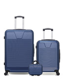 WAVE PARIS - Lot de 3 - Valises Grand Format, Cabine et Vanity SELENGA