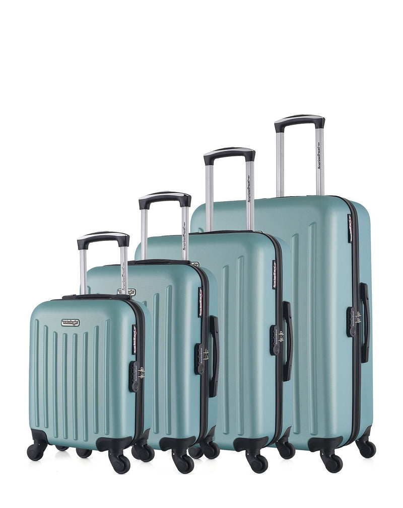 AMERICAN TRAVEL - SET DE 4 ABS BROOKLYN-M 4 Roues