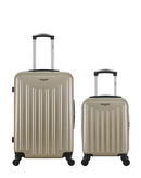 AMERICAN TRAVEL - LOT DE 2 - Valise Week-end et Valise Cabine XXS BROOKLYN