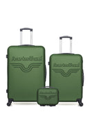 AMERICAN TRAVEL - Lot de 3 - Valises grand format, weekend et vanity CHELSEA