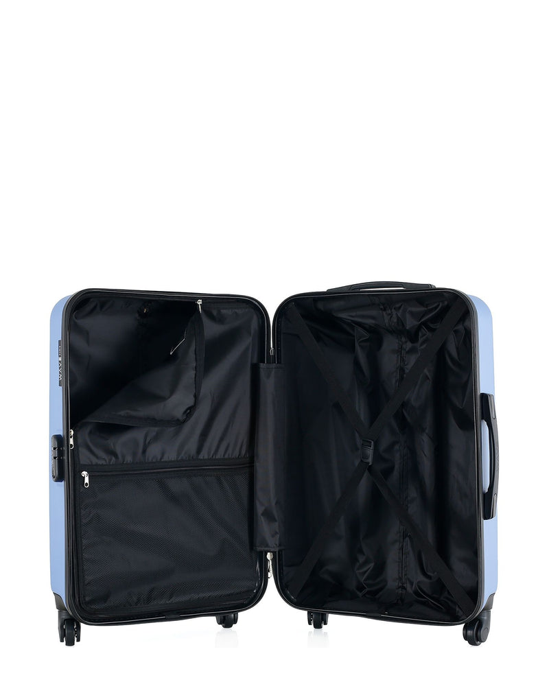 WAVE PARIS - Valise Weekend ABS AMAZONE 4 Roues 65 cm