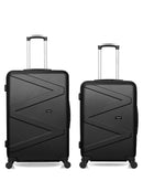 WAVE PARIS - Lot de 2 - Valise grand format et valise weekend AMAZONE