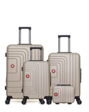 SWISS KOPPER - LOT DE 4 - Valise Grand Format, Valise Week-end, Valise Cabine et Vanity RUTI