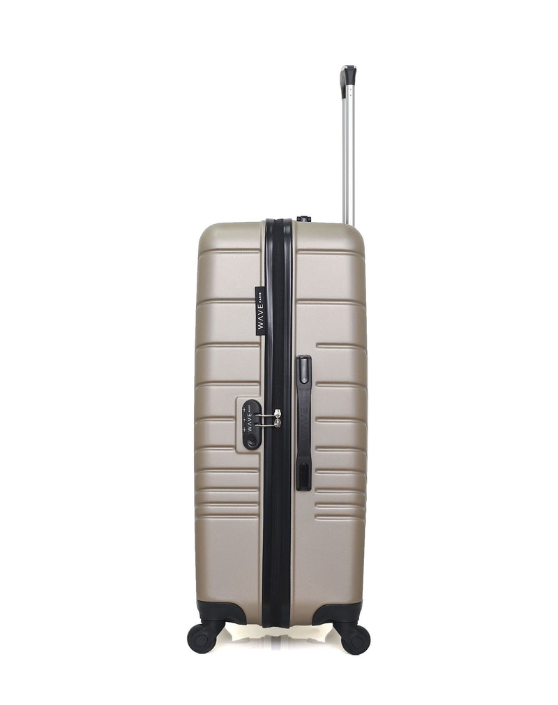 WAVE PARIS - Lot de 3 - Valises grand format, weekend et cabine TIGRE