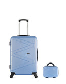 WAVE PARIS - Lot de 2 - Valises Weekend et Vanity AMAZONE