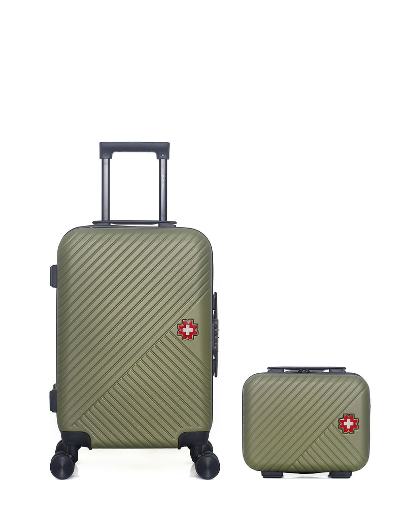 SWISS KOPPER - LOT DE 2 - Valise Cabine et Vanity SPIEZ