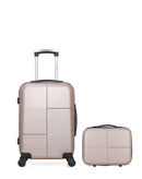 Lot de 2 Valises Rigides Cabine et Vanity CORONADO