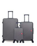 SWISS KOPPER - LOT DE 3 - Valise Grand Format, Valise Week-end et Valise Cabine XXS SPIEZ