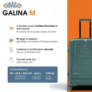 Valise Taille Moyenne Rigide GALINA