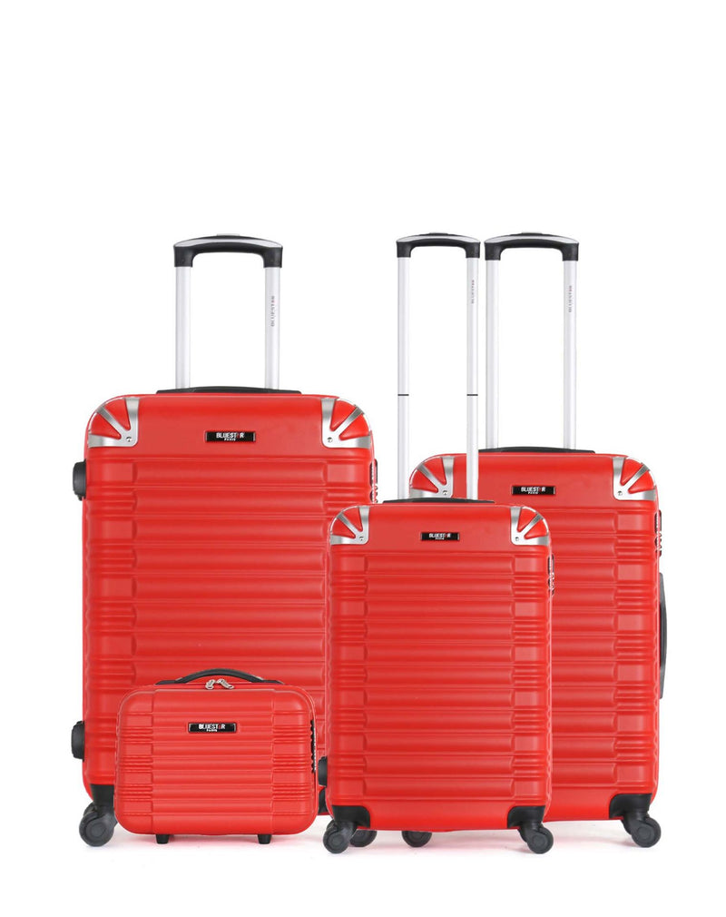 BLUESTAR - Set de 4 Valises LIMA-C 75 cm 4 Roues